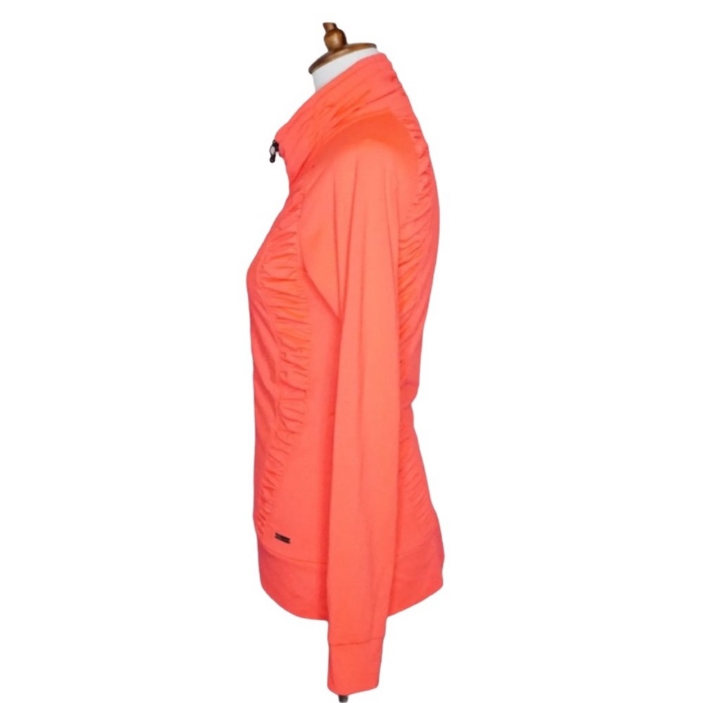Sunice Neon Pink Ruched Jacket Small - Picture 4 of 13